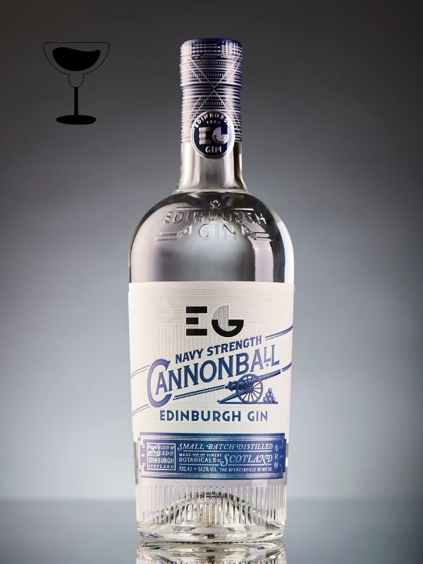 Gin Edinburgh Cannonball Navy Strength üveg